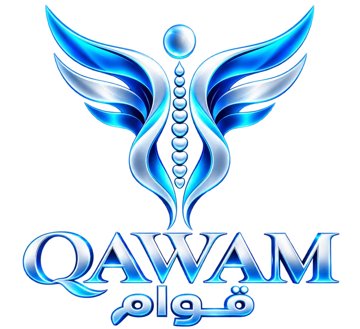 شعار QAWAM قوام للتأهيل والحركة